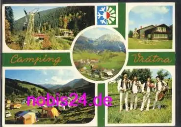 Mala Fatra Vratna Camping Zelten Trachten o ca.1980