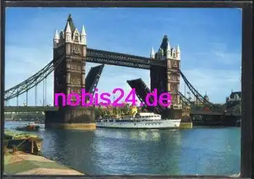London Tower Bridge  Schiff o 23.11.1964