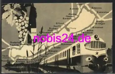 Eisenbahn um den Balaton Ungarn *ca.1960