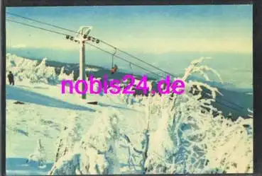 Karkonosze Polen Bergbahn Seilbahn o ca.1975