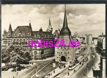 Rostock Strassenbahn Steintor *ca.1970