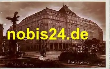 Bratislava Hotel Savoy o 13.8.1935