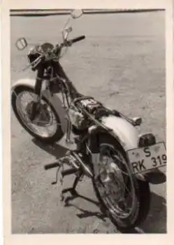 Motorrad, Echtfoto * ca. 1950