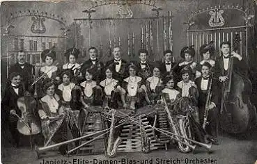 Janietz-Elite-Damen-Blas- und Streich-Orchester o 9.1.1916