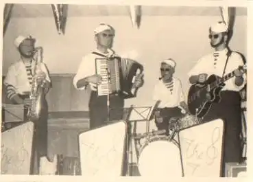 Jazzkapelle Postkarte * ca. 1960