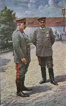 Kaiser Wilhelm und von Hindenburg Rotes Kreuz o 29.6.1916