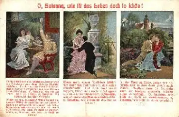 Kuss "O, Susanne, wie ist das leben doch schön" * ca. 1910