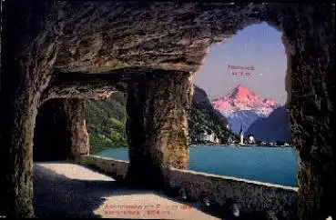 Flüelen Axenstrasse Birkenstock o 15.8.1913