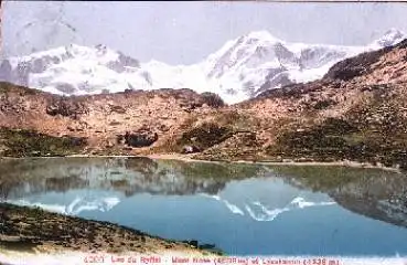 Lac du Ryffel, Mont Rose und Lysskamm o 1911