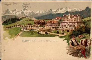 Gurten Kanton Bern Schweiz Litho * ca. 1900