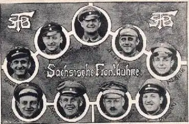 Sächsische Frontbühne Militär 1. WK  * ca. 1914