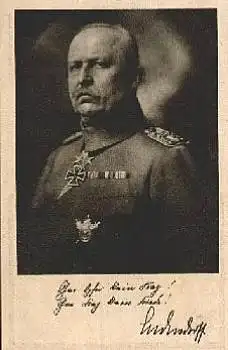 General Erich Ludendorff 1. WK *ca. 1915