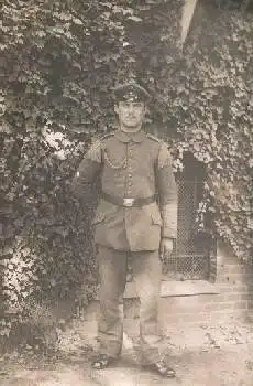 Deutscher Soldat in Uniform  Militär 1.WK. *ca. 1915