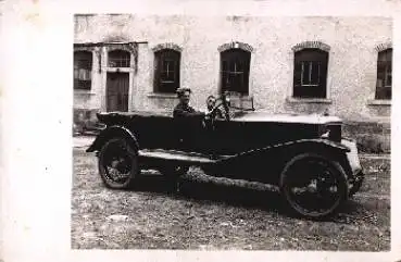 Kfz Männer in Auto Echtfoto * ca. 1940