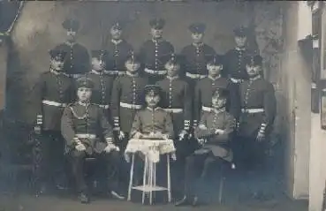 deutsche Soldaten 1. WK  Echtfoto, * ca. 1915