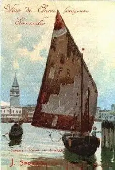 Venezia Venedig Canale Albrizzi Werbekarte *ca. 1920