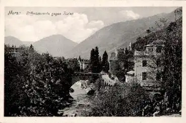 Merano Meran Gilfpromenade gegen Süden  *1913