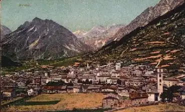 Bormio rückseitig Werbekarte *1909