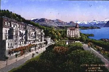 Lucerne, Hotel Beau-Rivage, * ca. 1920