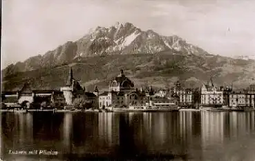 Luzern mit Pilatus * ca. 1920