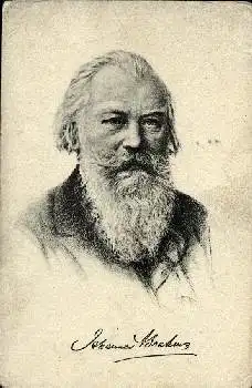 Dr. Johannes Brahms Porträt gebr. ca. 1930