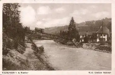 Niesenbahn und Kander, Station Mülenen, * ca. 1920