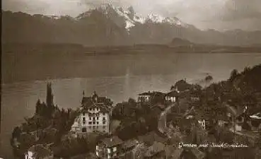 Gunten mit Stockhornkette * ca. 1920
