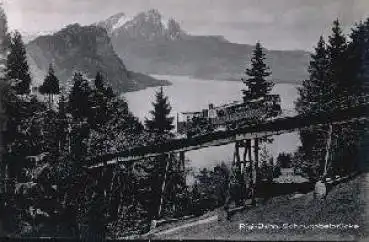 Rigi-Bahn Schnurtobelbrücke * ca. 1920