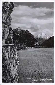 Axenstrasse mit Vierwaldstättersee und Birkenstock o 30.7.1937
