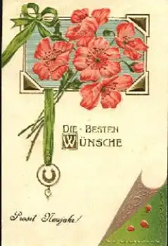 Neujahrsprägekarte o 1.1.1911