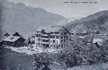Wengen Pension Brunner Schweiz *ca. 1910