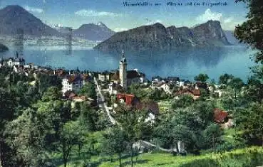 Vitznau und der Bürgenstock Vierwaldstättersee o 5.7.1923