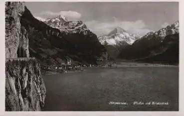 Flüelen Axenstrasse und Bristenstock * 1929