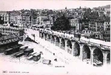 Lausanne mit Güterbahnhof * ca. 1900
