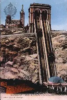 Marseille N.-D. de la Garde Les Ascenseurs * ca. 1910