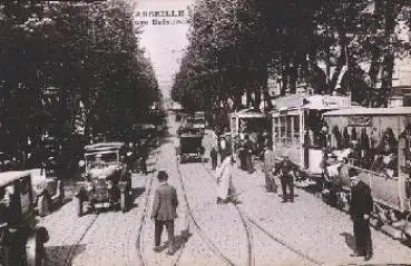 Marseille Cours Belsunce Straßenbahn * ca. 1910