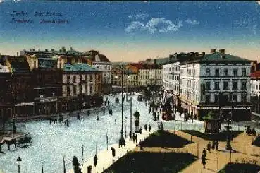 Lemberg Lwow Halicki Platz gebr. 4.8.1916
