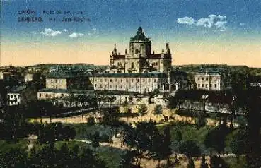 Lemberg Lwow Heil. Jura Kirche * 1917