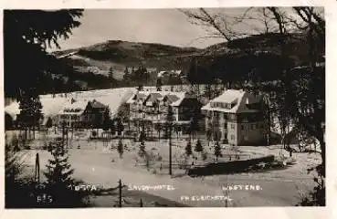 Friedrichstal Spindlermühle Savoy Hotel Riesengebirge gebr. 23.12.1940