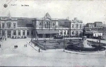 Leuven De Statie Bahnhof * ca. 1915