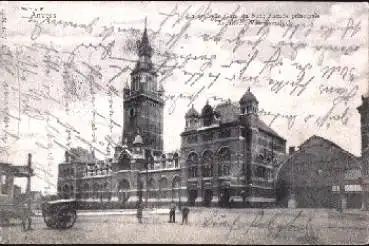 Anvers Gare du Sud Bahnhof o 23.6.1907