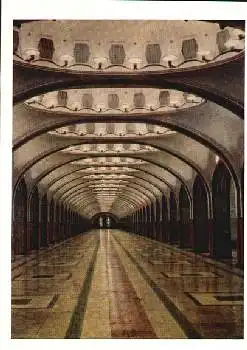 Moskau Metrostation (U-Bahn) Majakowskaja *ca.1960