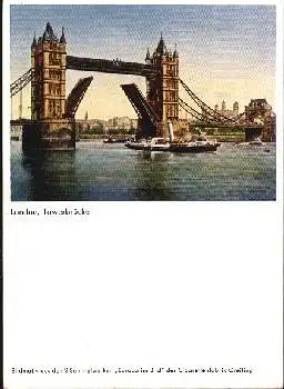 Cigarettenfabrik Greiling Werbekarte London Towerbrücke * ca. 1930