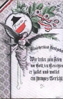 Engel Patriotika mit Altniederländischem Dankgebet * ca. 1914
