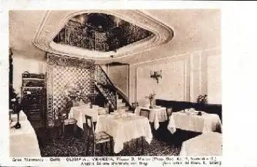 Venezia Caffe Olimpia Inneraum  *ca. 1910