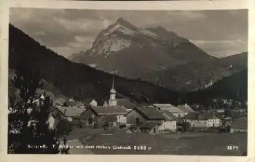 Scharnitz in Tirol mit hohen Gleirsch o 23.11.1928