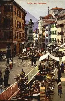 Bozen Obstmarkt *ca. 1910
