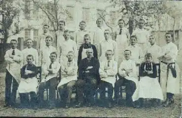 Fleischer Metzger Berufsschule Gruppenfoto * ca. 1920