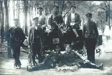 Telefon Telegraphen Bauamt Meissen Bautrupp Riesa I * ca. 1910