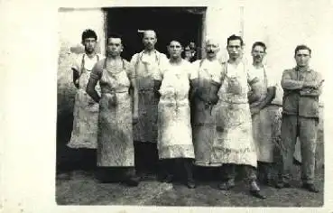 Färberei Gruppenfoto der Färber * ca. 1910